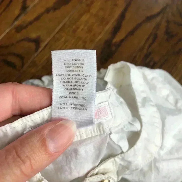 Janie and Jack Girls 18-24M 100% Cotton White Blouse w/Gold Accent Buttons - Picture 7 of 7